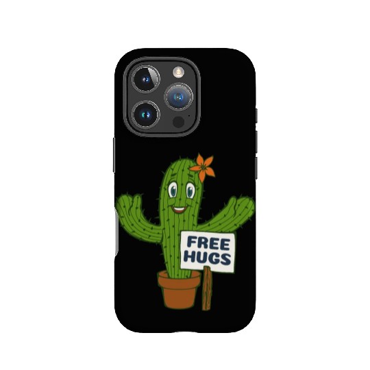 Free Hugs Cactus IPhone Cases