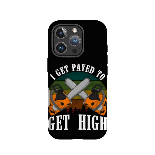 chainsaw Lumberjack IPhone Cases