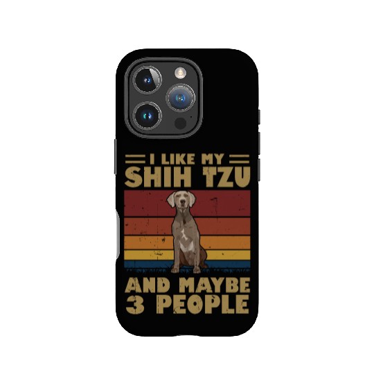 I Like My Schnauzer And Maybe 3 People IPhone Cases