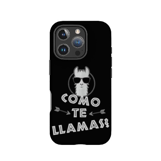 Como Te Llamas Funny Spanish Teacher IPhone Cases