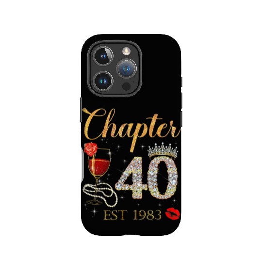 Chapter 40 Years EST 1983 40th Birthday IPhone Cases