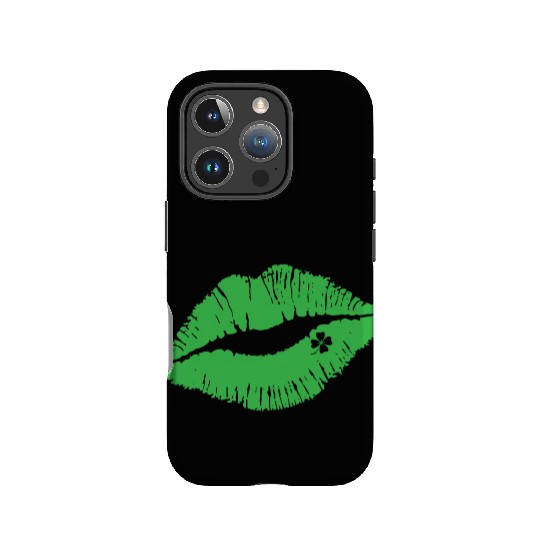 Lips Shamrock IPhone Cases, St Patricks Day Presents