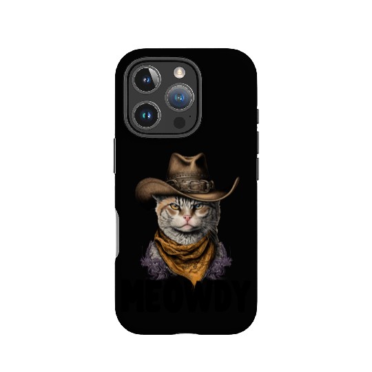 Meowdy Cat Meme Country Meow Howdy Funny IPhone Cases