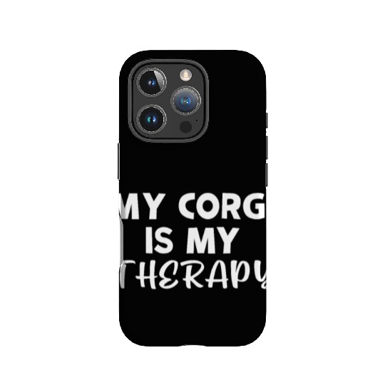 My Corgi Is My Therapy IPhone Cases