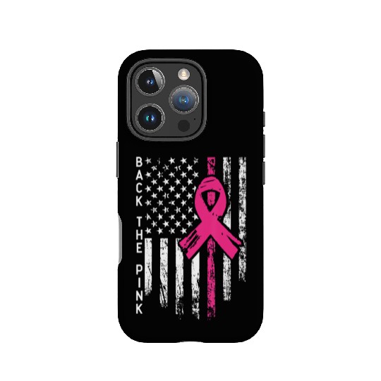 Back The Pink Us American Breast Cancer Awareness IPhone Cases