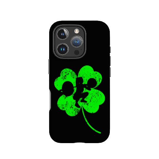 Weightlifting St. Patrick's day shamrock IPhone Cases