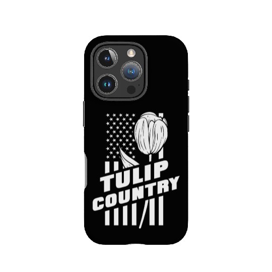 Tulip Gardening Us Flag Tulips IPhone Cases