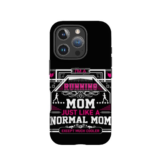 Im A Running Mom Mothers day IPhone Cases