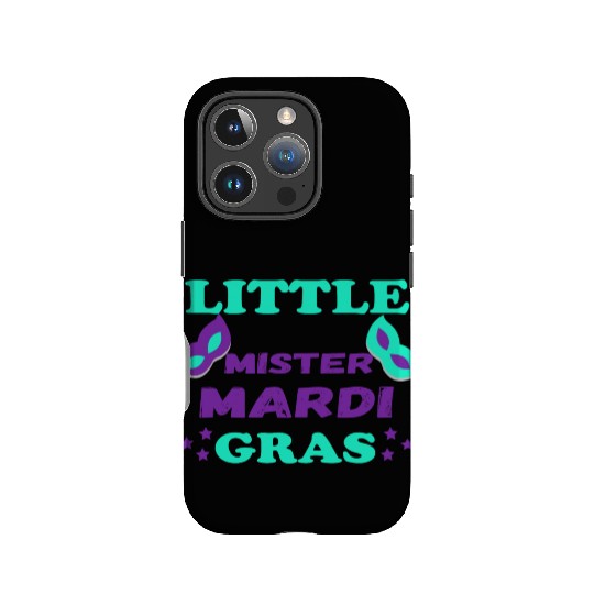 little mister mardi gras great Gift fo boys & men IPhone Cases