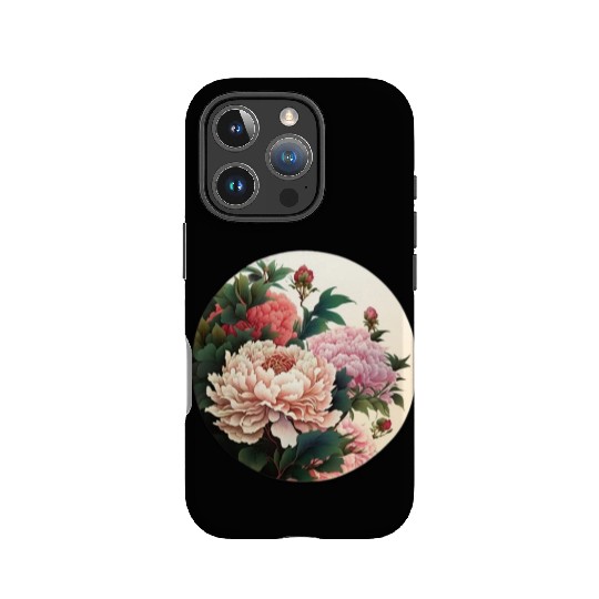 Peony flowers IPhone Cases