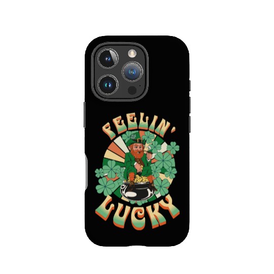 Feeling Lucky Groovie Leprachaun St. Patricks Day IPhone Cases