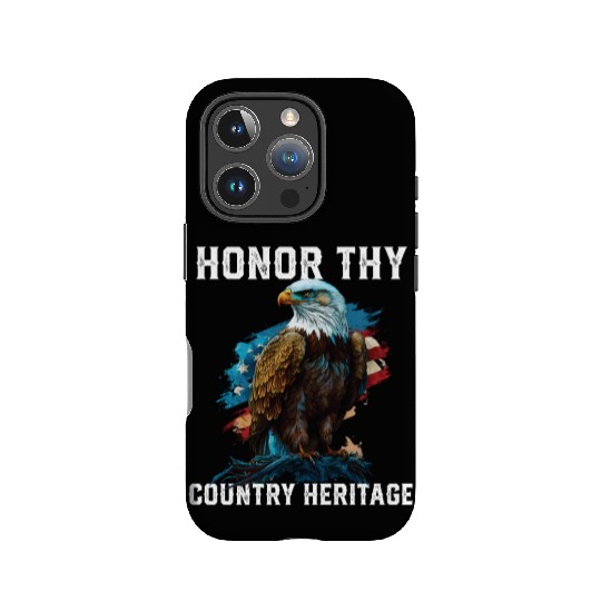 Honor Thy Country Heritage American Bald Eagle IPhone Cases