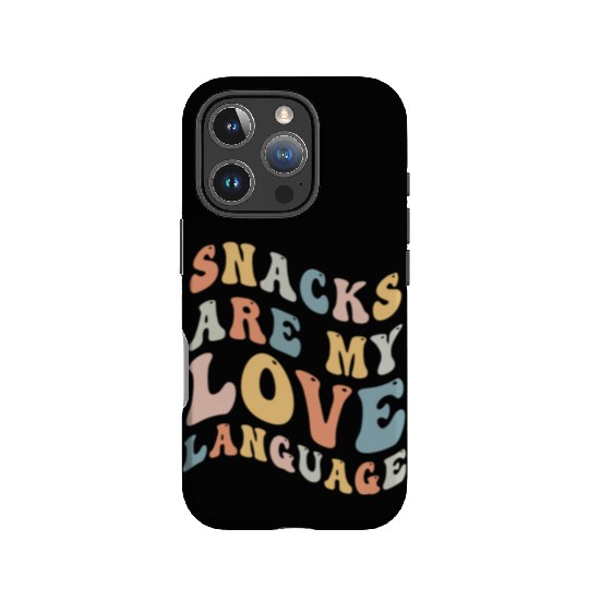 Snacks Are My Love Language IPhone Cases