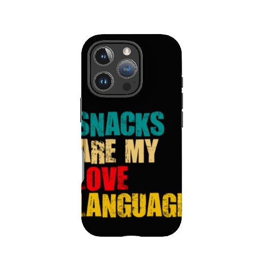 Snacks Are My Love Language IPhone Cases