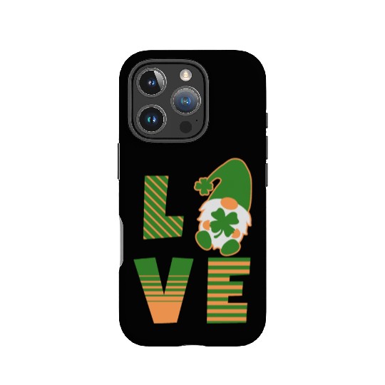 Gnome St Patricks Day Woman Love, Lucky Clover IPhone Cases