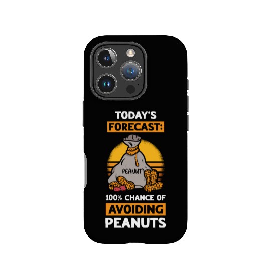 Today's Forecast 100% Chance Of Avoiding Peanuts IPhone Cases