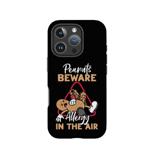 Peanuts Beware Allergy In The Air Peanut Allergic IPhone Cases