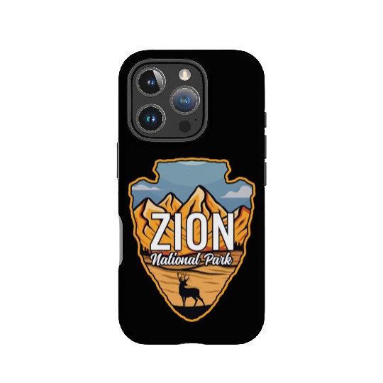 Zion US National Park Arrowhead Deer Mountains IPhone Cases