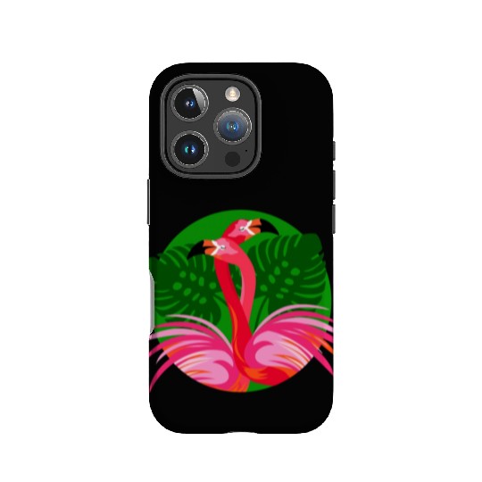 Flamingo Birds Love Hug IPhone Cases