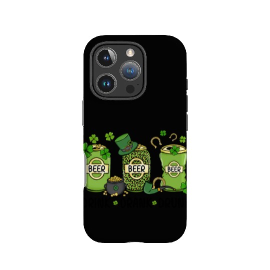 Funny St Patricks Day Drink IPhone Cases