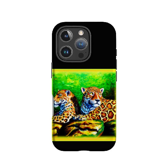Cute Painting of The Jaguars. Buy Now IPhone Cases