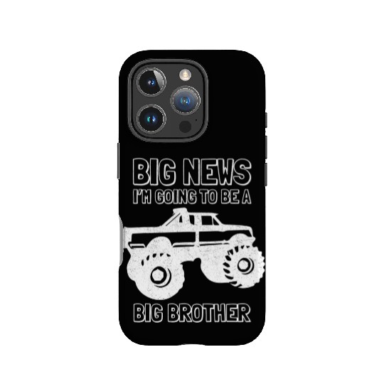 Going To Be A Big Brother Monster Truck Toddler Gi IPhone Cases