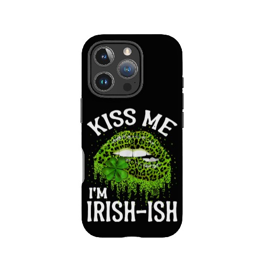 Kiss Me I'm Irish Lips Sexy St Patricks Day IPhone Cases