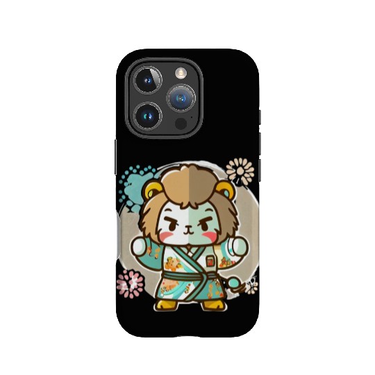 Lion kimono IPhone Cases