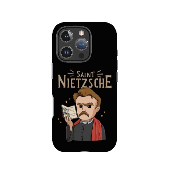 Saint Nietzsche Design for a Philosophy Student IPhone Cases