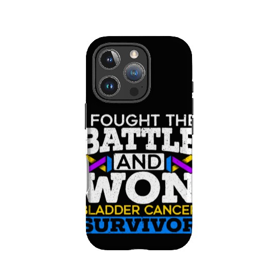 Fought The Battle And Won Bladder Cancer Survivor IPhone Cases