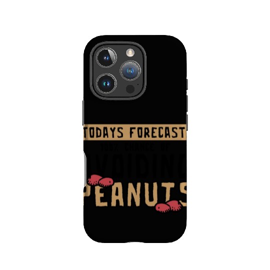 Today's Forecast 100% Chance Of Avoiding Peanuts IPhone Cases