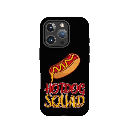 Hot Dog Squad Cool Weiner Puppy Dog Lover Humor IPhone Cases