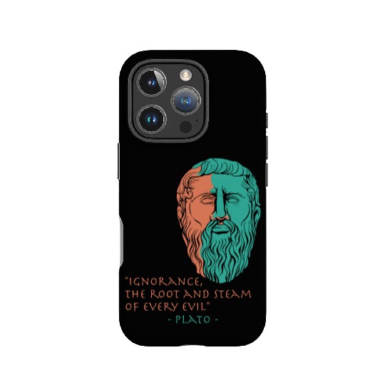 Plato Stoic Philosophy Quote IPhone Cases