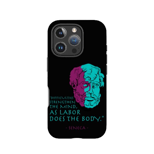 Seneca Stoic Philosophy Quote IPhone Cases