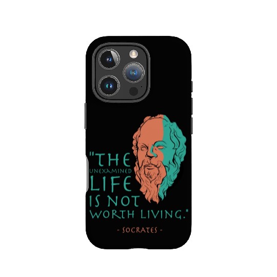 Socrates Stoic Philosophy Quote IPhone Cases