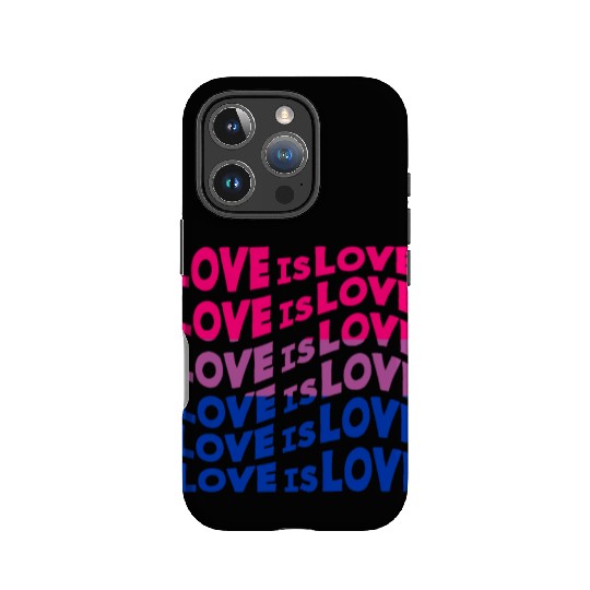 Love Is Love Bisexual IPhone Cases