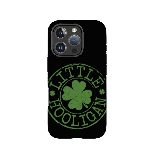Little Hooligan Irish Clovers Kids Boy Girl St Pat IPhone Cases