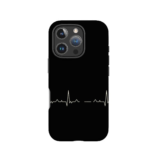 Surfing Surfer Board. Heart. Love. EKG. Pulse. IPhone Cases