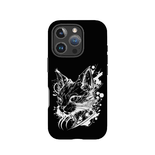 Space Cat In Vintage Tattoo Style IPhone Cases
