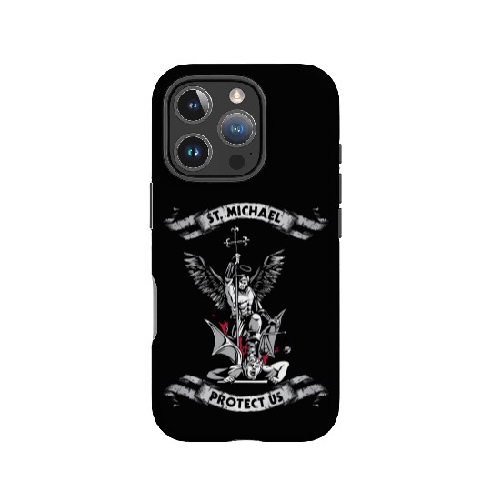 Archangel Saint Michael Protect Us Defend Us Long IPhone Cases