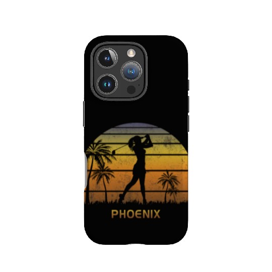 Retro Phoenix Women's Golf Golfing Fan Golfer Gift IPhone Cases