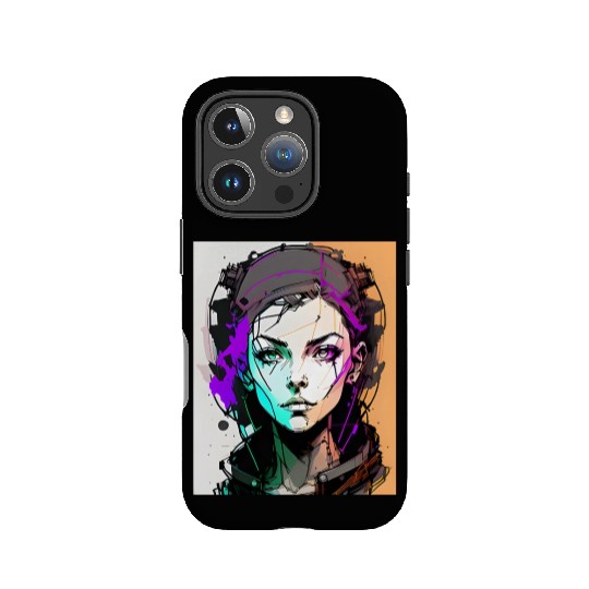 AI ART 01 GAMER GIRL IPhone Cases