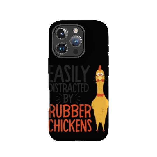Rubber Chicken Enthusiast Loud Scream Yellow IPhone Cases