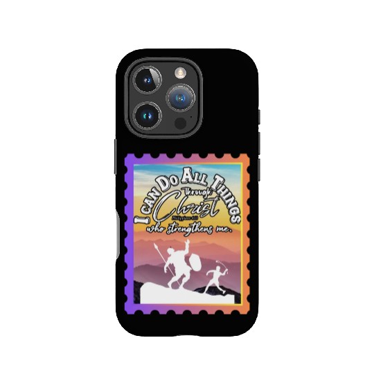 I Can Do All Things Through Christ.Bible,Strength IPhone Cases