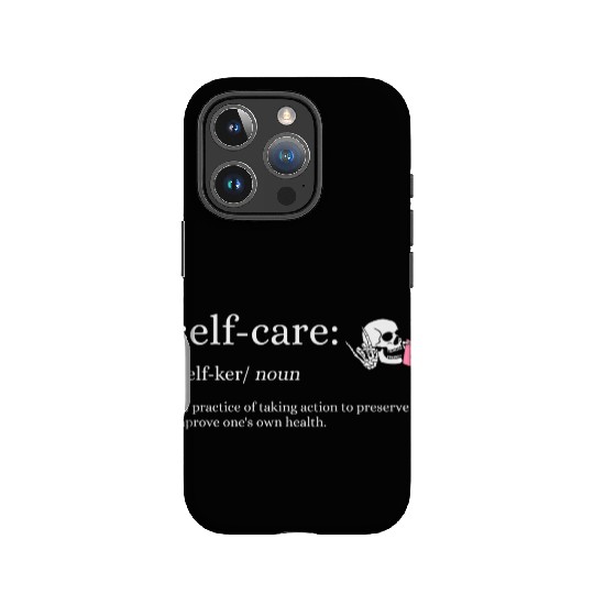 Self-Care Definition IPhone Cases