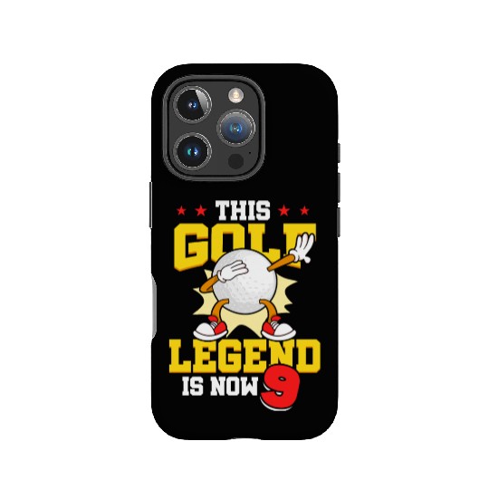 This Golf Legend Is Now 9 Sports Kid 9th Birthday IPhone Cases