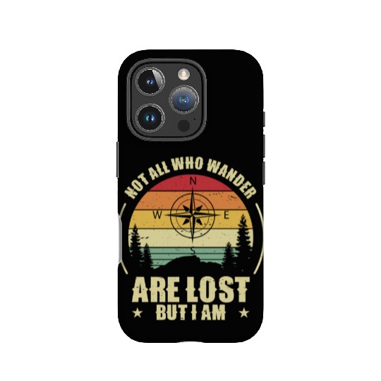 Hiking Camping Mountain Hiker IPhone Cases
