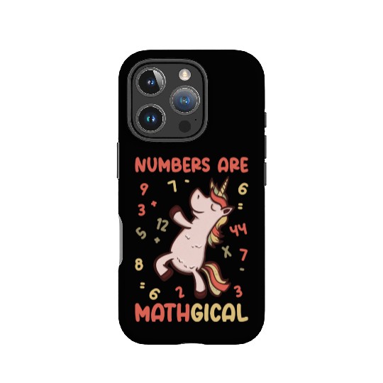 Math Number Lovers Mathematics Unicorn Teacher IPhone Cases