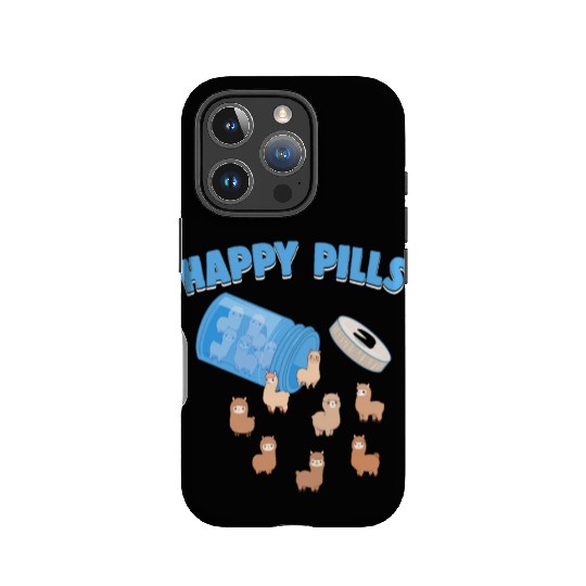 Happy Pills Farm Animal Funny Alpaca Lovers Humor IPhone Cases