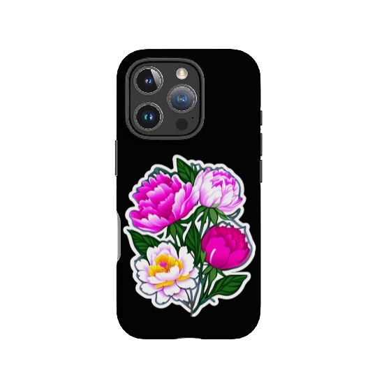 Peony Flower Art IPhone Cases